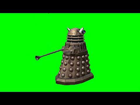 Green Screen Doctor Who Dalek video effects