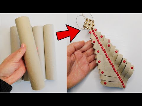 Super Easy Recycling Decor Idea / Paper Snowflake DIY / Toilet Paper Roll  Crafts 