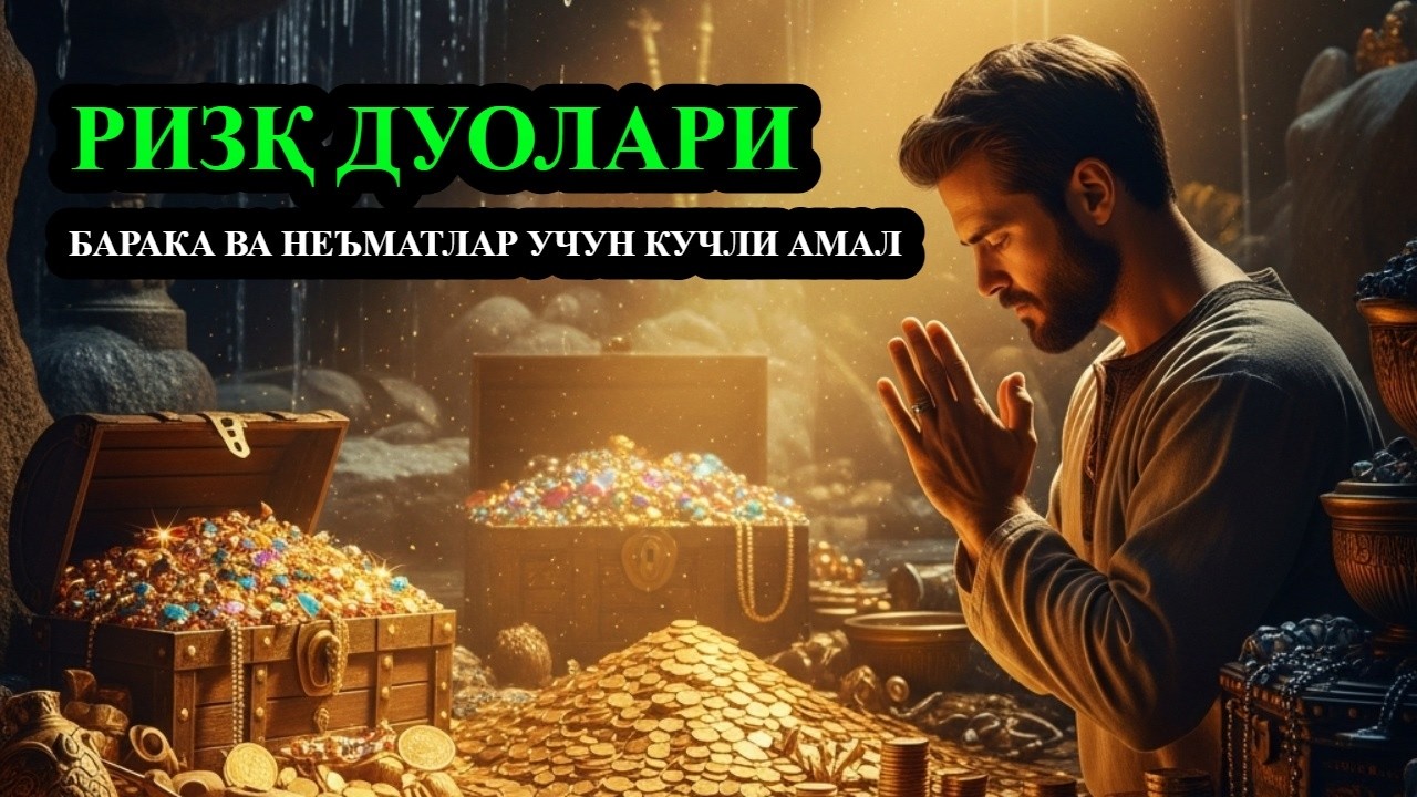 Ризқ кенгайиши учун Кучли дуолар ва Амаллар: Ҳаётингиз ўзгаради!