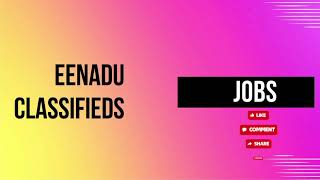 Tuesday Eenadu classifieds jobs #hyderabad 05-09-23@turningpoint3693