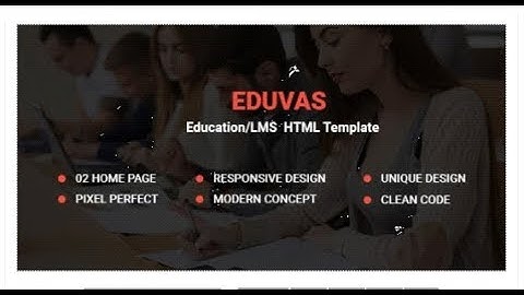 EduVas- Education HTML5 Template | Themeforest Templates