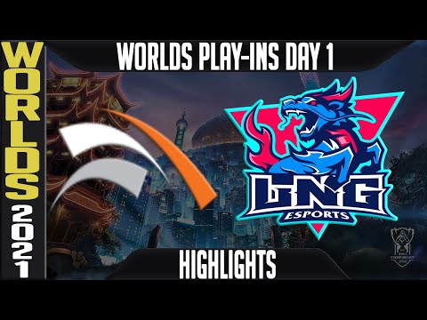 HLE vs LNG Highlights | Worlds 2021 Play In Day 1 Group A | Hanwha Life Esports vs LNG Esports