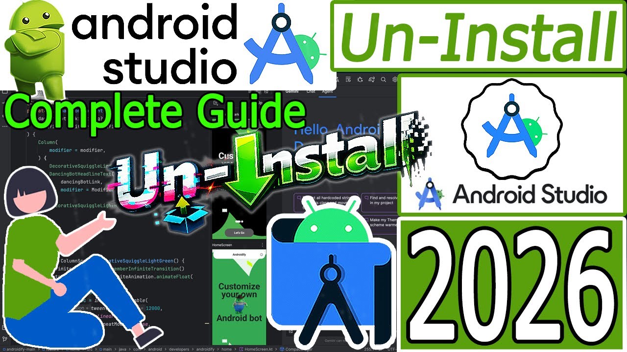 Как удалить Android Studio на Windows 10/11 [Обновление 2026 года] Полностью удалить Android Studio