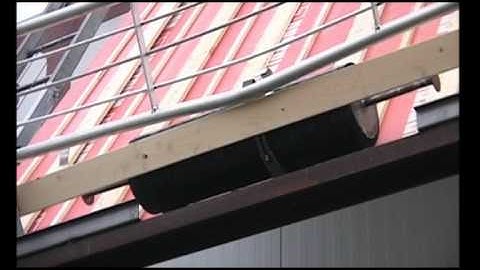 Safety test on the fencing view from above