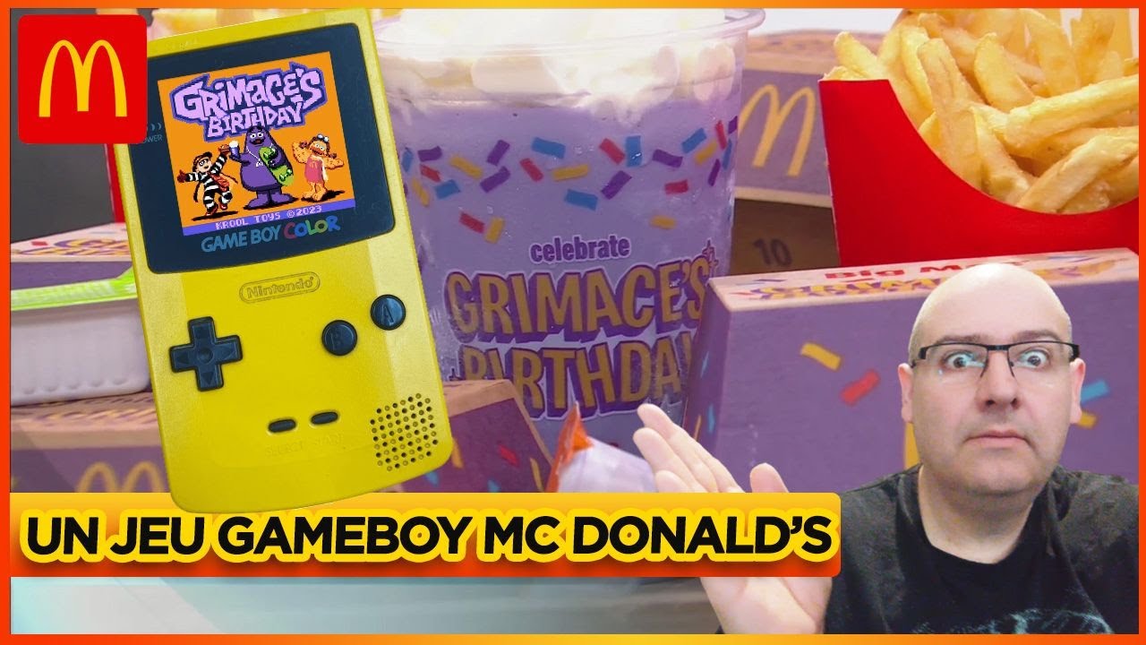 Mc Donald's sort un jeu Game Boy Color en 2023 !! 