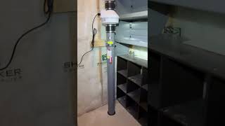 Radon mitigation system installed and running! #radon