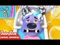 Robot Memotong Rambut Serigala | Lagu Anak Serigala | Lagu Anak-anak | BabyBus Bahasa Indonesia