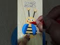 Making a Bee 🐝 using paper # bee craft # bee idea subscribe plz