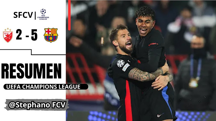 ¡GOLEADA CULE, PARTIDAZO Y ESTAN A UN PASO DE LOS OCTAVOS! | Estrella Roja 2-5 Barcelona | Resumen