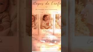 Les étapes de l'enfant #education #sociologie #psychologie #sciencesocial #youtubeshorts