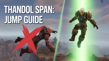 How to Nail the Thandol Span Jump #wowclassic #thandolspan #wowhardcore #wow #gamers #gaming