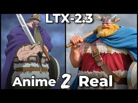 Conversion d'un anime en vidéo IA réaliste grâce à LTX + LoRA (il reste encore beaucoup de chemin...
