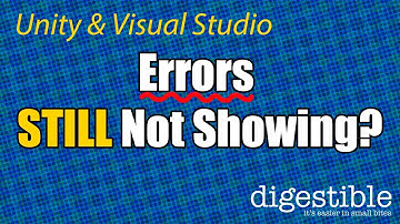Unity: Errors and IntelliSense STILL Not Working even after changing External Tools?  Try this Fix!