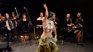 Angelika from Paris belly dancing to Farid El Atrache ليلى  \