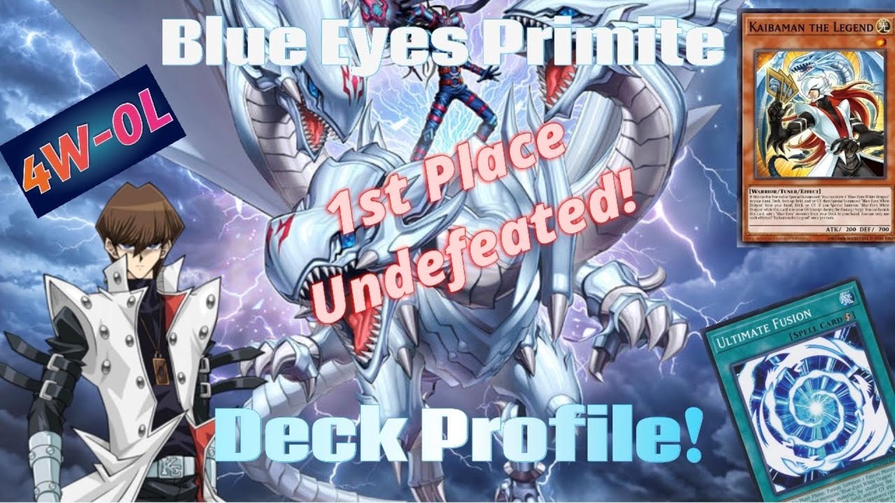 4-0 Undefeated Blue Eyes Primite Deck Profile Ft. Dragon Master Magia!