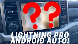 ANDROID AUTO looks like THIS on the F150 Lightning PRO! by Joseph Herzog 1,207 views 1 year ago 1 minute, 34 seconds