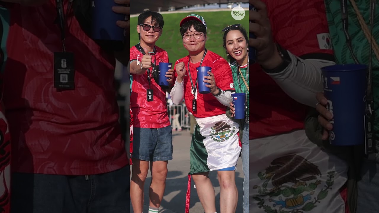 Korea and Mexico fans share close bond ahead of World Cup match