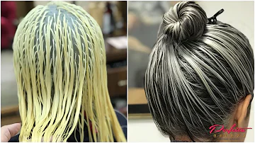 Como é o processo de fazer luzes no cabelo?