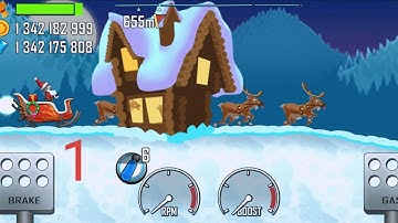 HILL CLIMB RACING - GAMEPLAY WALKTHROUGH PART - 1 SLEIGH (IOS ANDROID )
