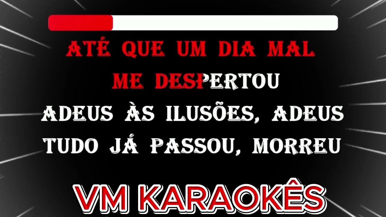 WANDERLEY CARDOSO-ADEUS AS ILUSÕES-THE SHADOW OF YOUR SMILE-KARAOKÊ