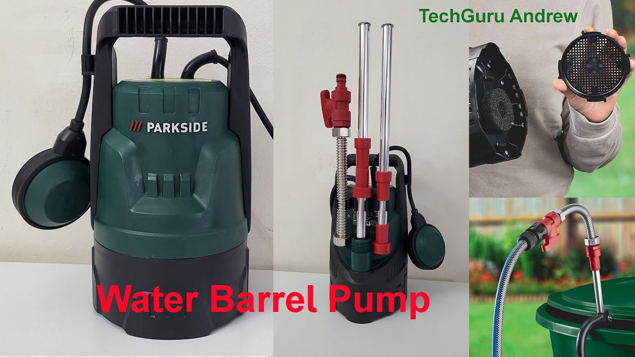 Parkside Water Barrel Pump YouTube B1 PRP 400 - TESTING
