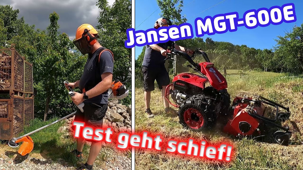 Test geht schief! | Jansen MGT-600E | Stihl FS 361