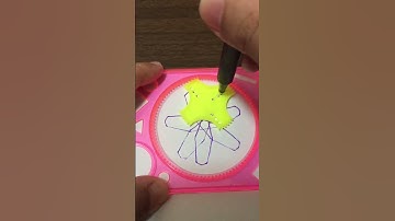 Simple Spirograph design Satisfying ASMR Video #shorts #spirograph #asmr #satisfying #relaxing #art