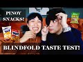 Blindfold Taste Test Challenge: Pinoy Snacks!!! | Laureen Uy