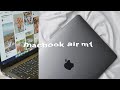 macbook air m1 unboxing + accessories 💻☁️