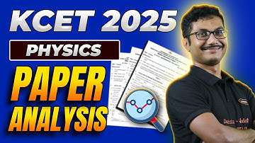 KCET Physics Paper Analysis With Answer Key 🔥 | Deeksha Karnataka
