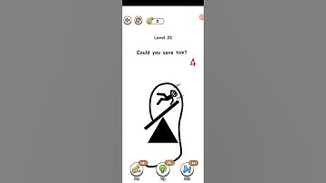 draw to save level 23 😏 could you save him #game #trending #funnyvideos