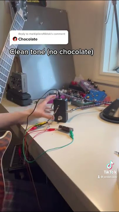 Running my guitar through chocolate