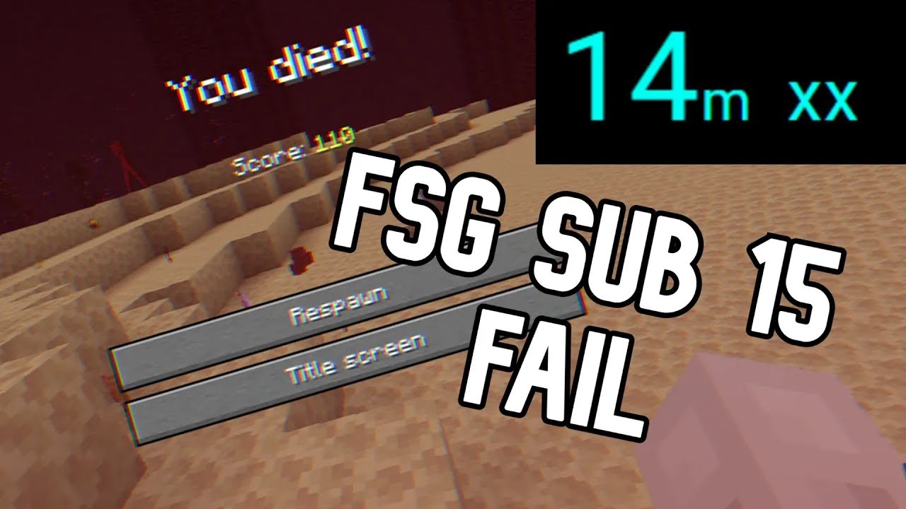 FSG Minecraft Speedruns! 1.16 - YouTube
