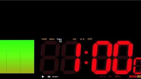 BlingClock - Full Screen Mode
