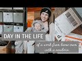 DAY IN THE LIFE of a work from home mom with a newborn