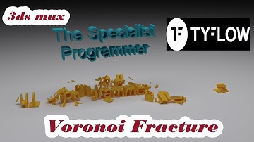 Voronoi Tyflow in 3ds max