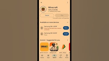 DOWNLOADING MINECRAFT IN ANDROID | ONLY ₹9 | REAL MINECRAFT #minecraft #playstore  #gigachadtheme ✅️