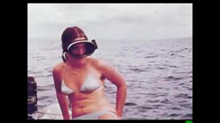 Woman Swimming With Whale 1970