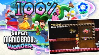 Break Time Timer-Switch Dash - Super Mario Bros. Wonder 100% Walkthrough