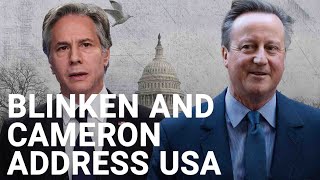 🔴 LIVE: David Cameron and Antony Blinken hold joint press conference in Washington DC