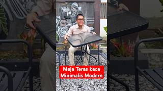 Meja Teras kaca Minimalis Modern #mejateras #mejakaca #mejaterasminimalis #sipalingaffiliate #meja