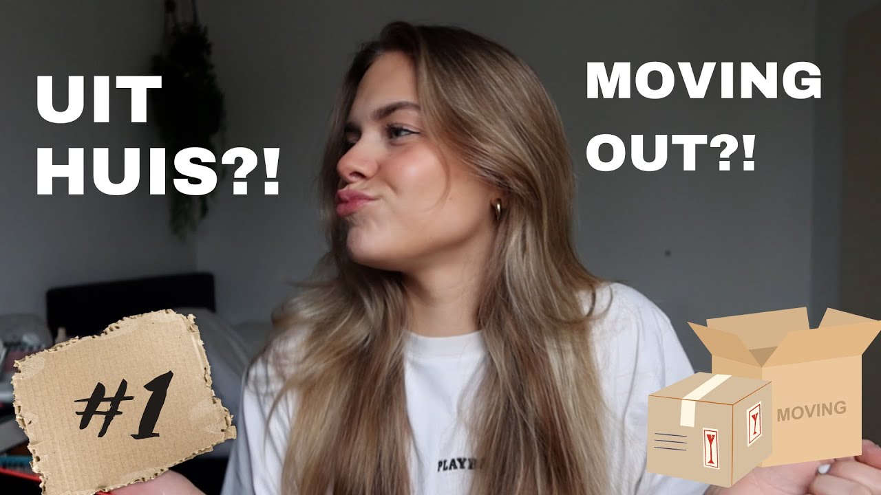IK GA HET HUIS UIT!- MOVING OUT! Part 1 | Emma Keuven - YouTube