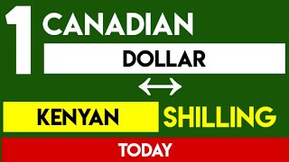 Canadian Dollar To Kenyan Shillings Foreign Exchange And Transfer Rate Today 24 Mar 2026 Cad To Kes