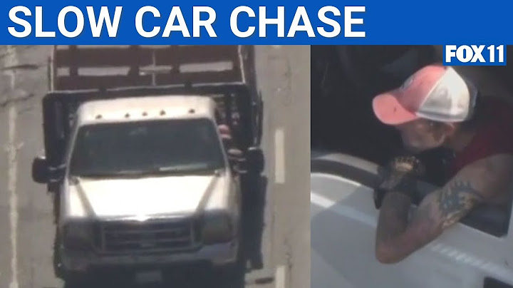 Wobbly truck leads half-hour LA police chase  | FOX 11 LA