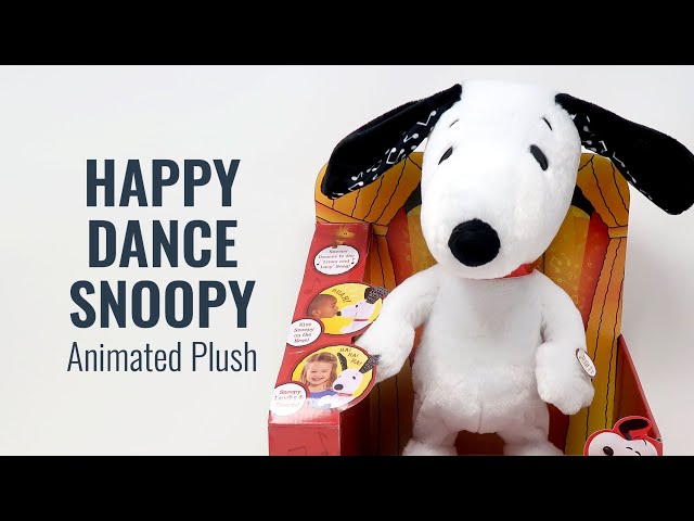 Let's boogie with Happy Dance Snoopy! Animated Plush