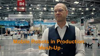 Mobile Robots in Production: Interoperability at automatica's Mesh-Up