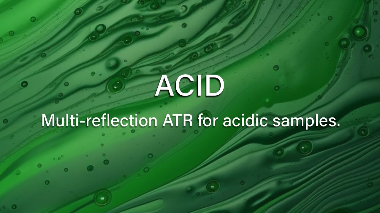Multi-reflection ATR for acidic samples. - YouTube