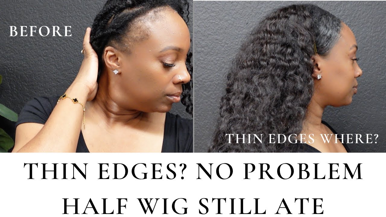 ТОНКИЕ КРАЯ? НЕ ПРОБЛЕМА | Вы всё равно можете носить полупарик | сделайте тонкие края более объё...