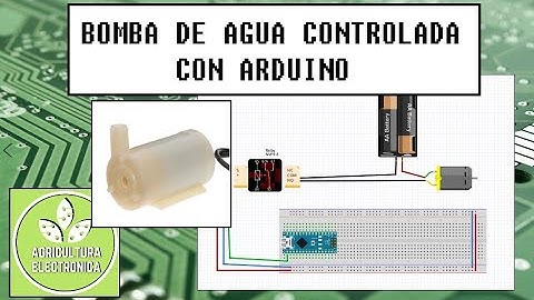 BOMBA de AGUA con ARDUINO. Muy ÚTIL y SENCILLO!!! 👨🏽‍🌾💻👨‍🎓