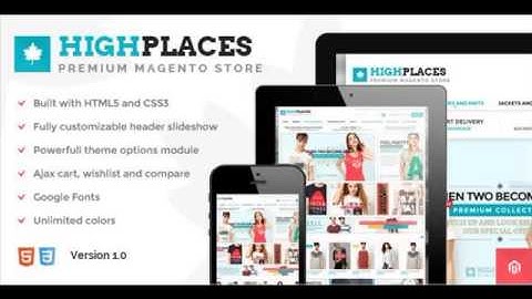 Preview Highplaces - Responsive and Retina Magento Theme